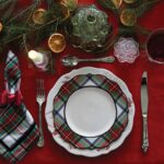 Stewart-Tartan-placesetting-juliska-christmas-holiday-tablescape-dried-oranges