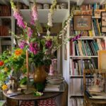 English-country-style-sean-a-pritchard-books-flowers-library
