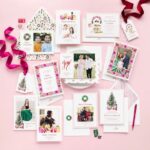 pink-retro-chic-christmas-cards