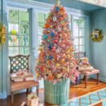 pink-christmas-tree-nostalgic-vintage-ornaments-shiny-bright-madcap-cottage-southern-living