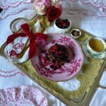 valentine-breakfast-in-bed-silver-tray-heart-linens