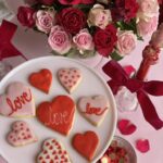 valentines day sugar cookies heart