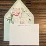 Dulles Designs – fun stationery colored envelope floral lining 2
