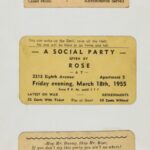 Langston Hughes’ Collection of Harlem Rent Party Advertisements
