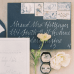 envelope-ink-and-press-blue-wedding-stamps-vintage