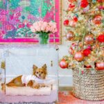 pretty-kennels-lucite-luxury-hollywood-glamour-kennel-crate-christmas-tree