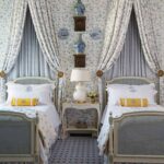 cathy kincaid blue white bedroom interior design