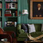meredith-ellis-lacquered-dark-green-forest-emerald-office-library-study