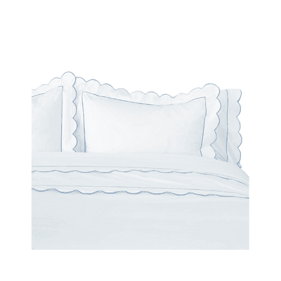 Scallops & Satin Duvet
