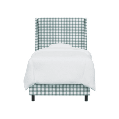 Blue Gingham Bed
