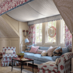 M + M Interior Design chintz attic design