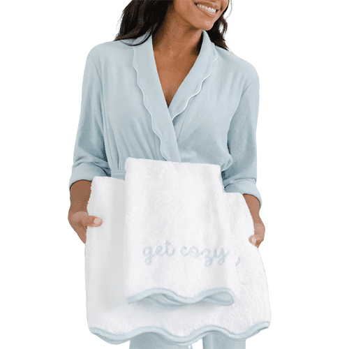 Scallop Hand Towels