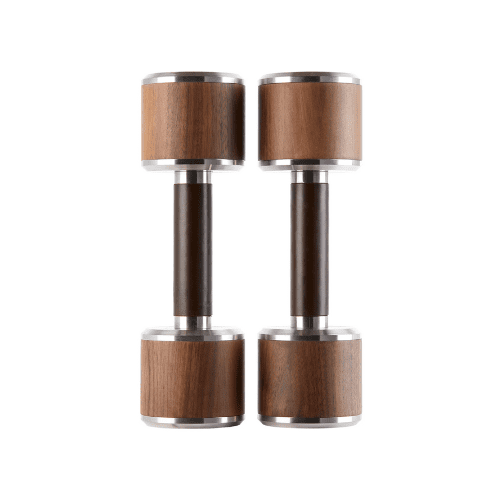 Brown & Silver Mai Dumbbells