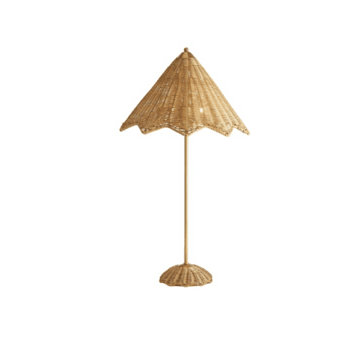 Handwoven Rattan Parasol Lamp
