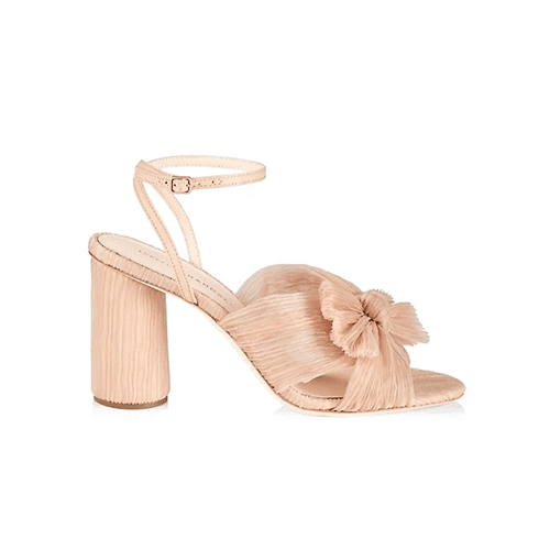 Light Pink Knotted Sandals