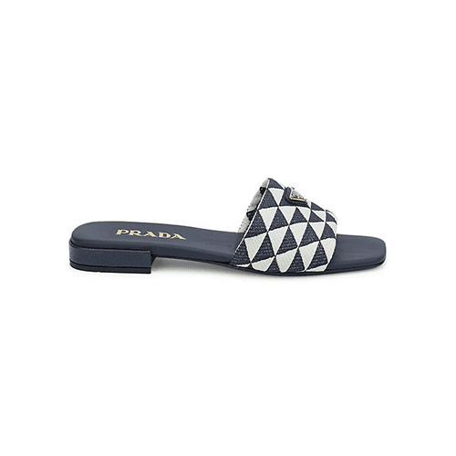 Prada Jacquard Slides