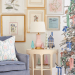 caitlin wilson christmas dallas texas interior design pastel pink blue grandmillennial