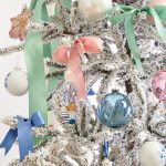 caitlin-wilson-christmas-tree-shiny-bright-blue-pink-vintage-ornaments
