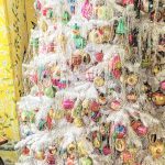 retro-chic-christmas-tree-white-flocked-icicles-shiny-bright-ornaments