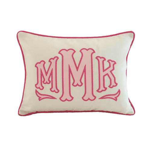 Monogram Pillow Cover