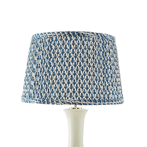 Pleated Floral Lamp Shade