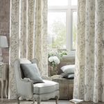 Summer Palace Dove Grey Lined Grommet Ready Made Curtains 398.00