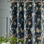 Summer Palace Midnight Lined Grommet Ready Made Curtains 398.00 (2)