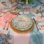 Frances Farmer and Sarah Graper table detail