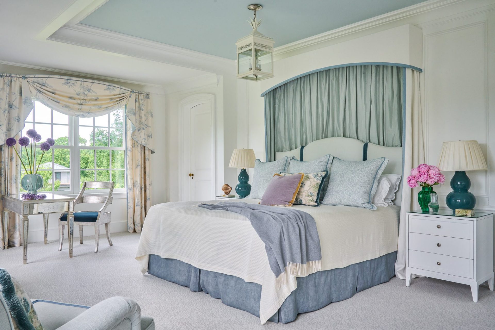 Rhapsody in Blue: A Serene Bedroom Suite - The Glam Pad