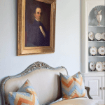 gray-walker-interior-design-north-carolina-the-glam-pad-antique-portrait-framed