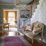 gray-walker-interior-design-north-carolina-the-glam-pad-elegant-entry-way-foyer-antique-persian-rug
