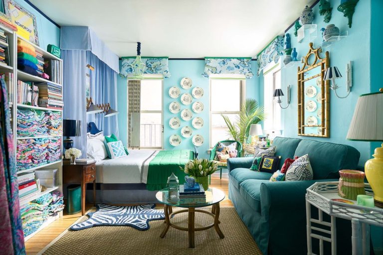 Designer Rudy Saunders’ 375-Square-Foot NYC Apartment is Bursting with Style