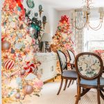 Laura-Solensky- Design-Christmas-holiday-home-tour-The-Glam-Pad-dining-room-christmas-trees
