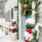 Laura-Solensky- Design-Christmas-holiday-home-tour-The-Glam-Pad-porch-front-porch-snow
