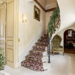 christmas-mme-mink-Jan- Haedrich-french-chateau-hall-stairs