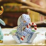 herend-fishnet-christmas-bunnies-rabbits-santa-hat-candy-cane-antlers-fishnet-blue-green-scully-and-scully