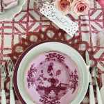 valentine-dinner-Ginori-Oriente-Italiano-Porpora-pink-red-plates