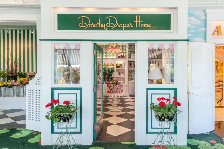 Morris & Co for Piglet in Bed, Dorothy Draper Home on Mackinac Island, and Gracie for AERIN