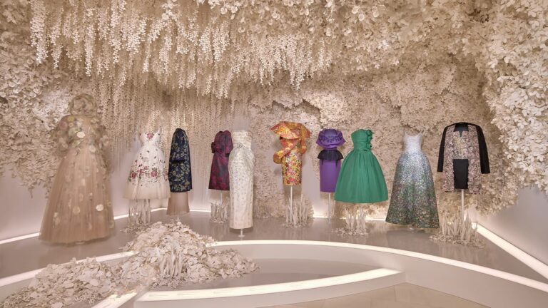 Christian Dior’s Jardins Rêvés, Downton Abbey Goes to Auction, and Schiaparelli Comes to the V&A Museum